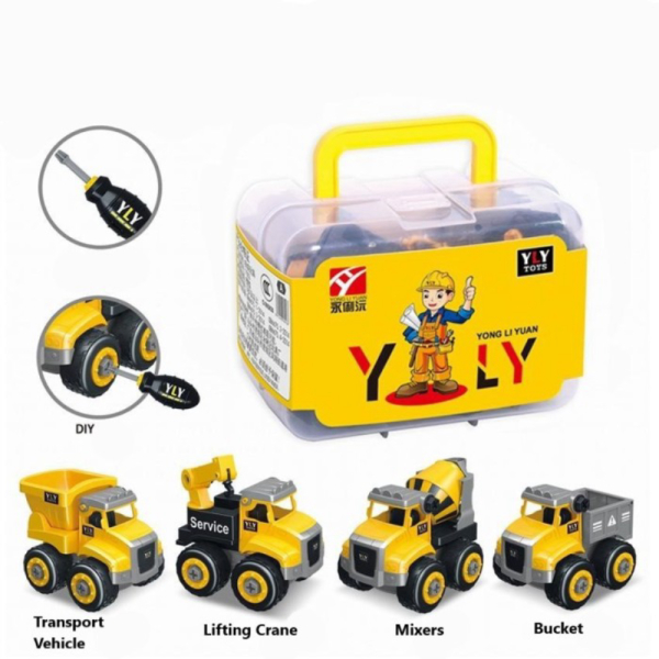 

Dijual Mainan Edukasi Building Block DIY Series Assembly Truck 666-2A Murah