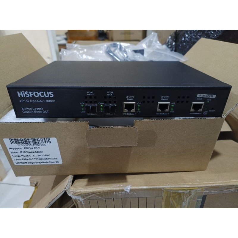 OLT HISFOCUS/HIOSO EPON 2 PORT