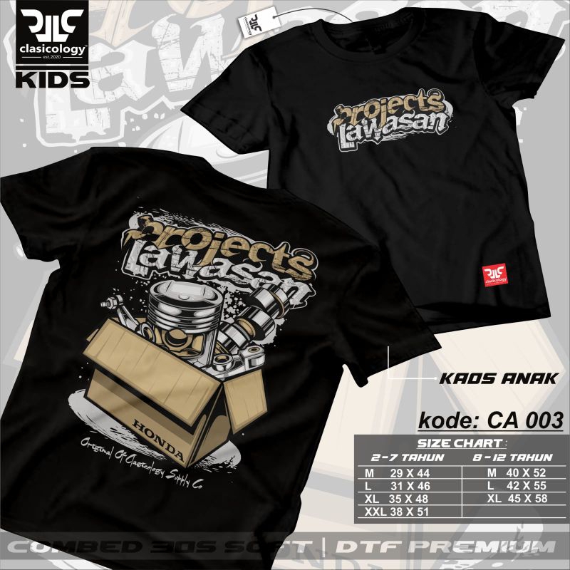 kaos cb anak kaos gl100 anak kaos herex anak distro CLASICOLOGY CA 003