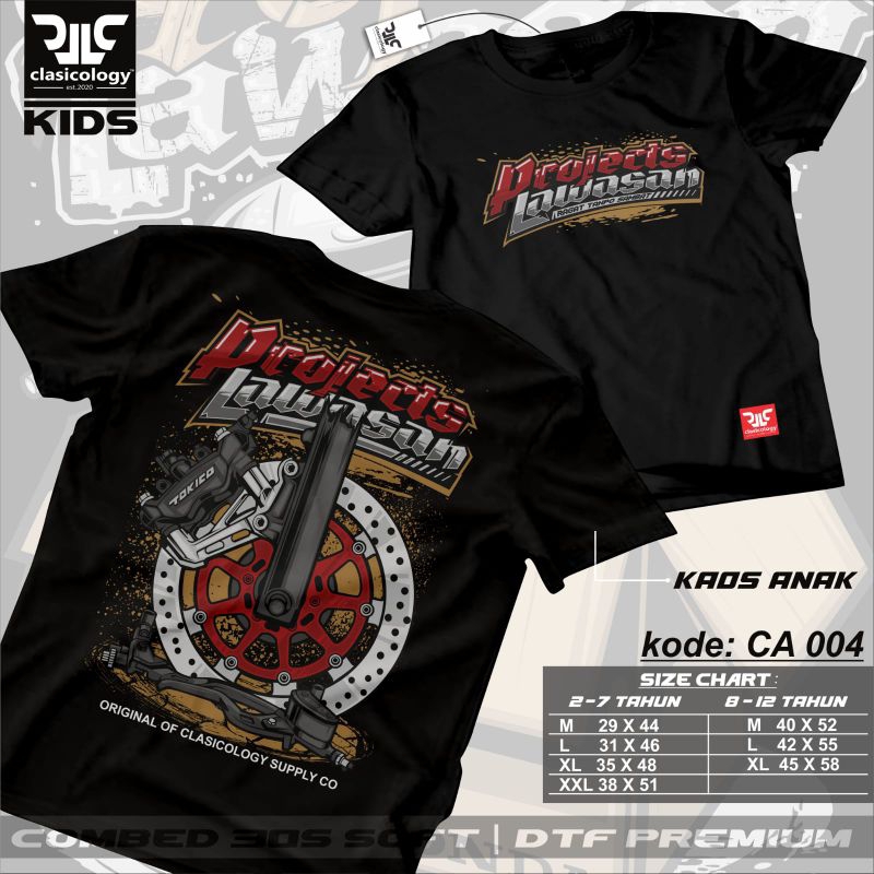 kaos herex anak kaos gl100 anak kaos cb anak kaos distro anak CLASICOLOGY CA 004