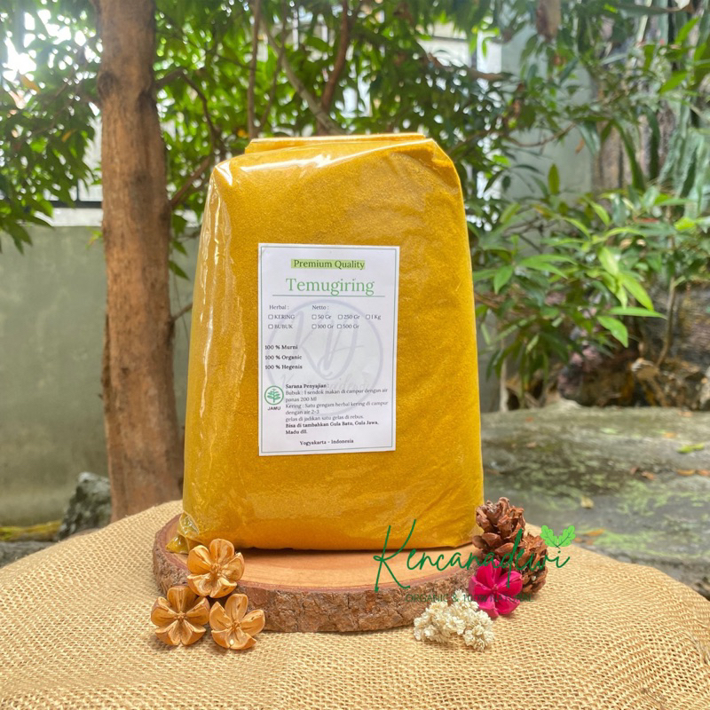 

Serbuk Temugiring murni tanpa campuran - Temugiring bubuk - Curcuma heyneana powder 250gram - 1kg