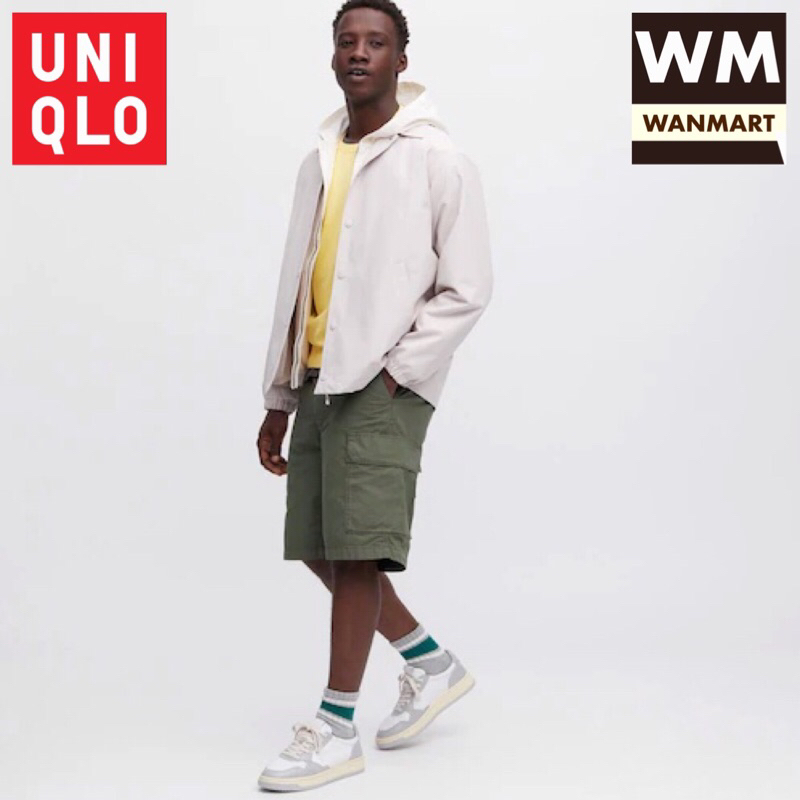 UNIQLO Men Shorts Celana Pendek Cargo Pria Olive