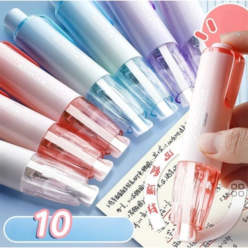 

Tip x kertas warna macaron/ tip ex roll kertas / tip x pita roll / correction tape / tip x kertas bisa di refill (isi ulang)
