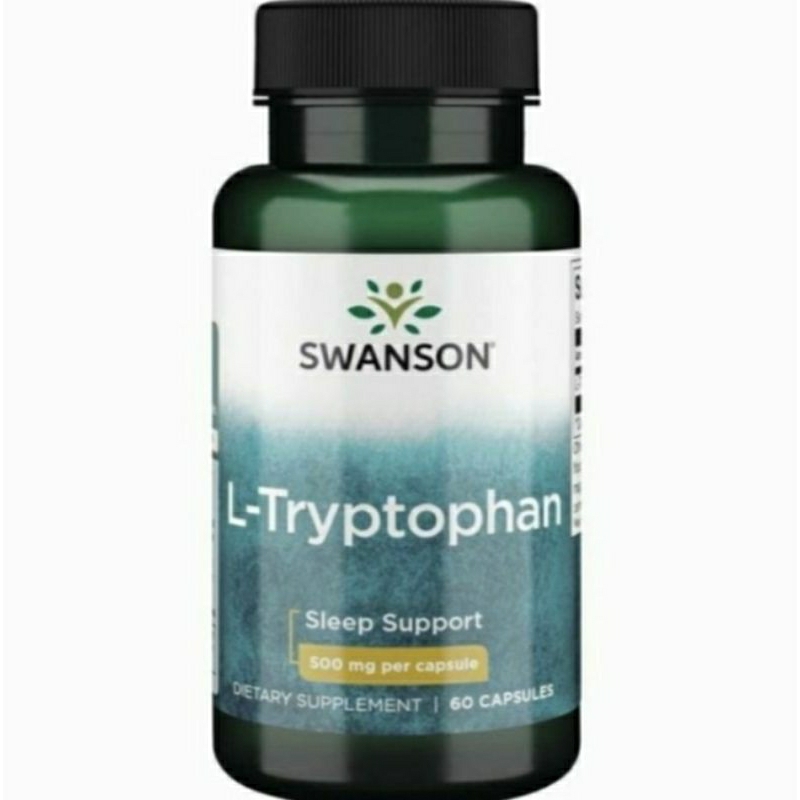 Swanson l tryptophan 500mg 500 mg 60 caps