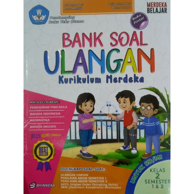 Buku Bank Soal Ulangan SD/MI Kelas 2 Kurikulum Merdeka