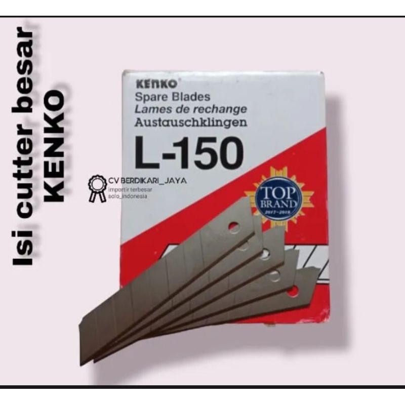 

Cutter Blade Refill Isi Pisau Pemotong Joyko A-100 1 Tube 5 Pcs