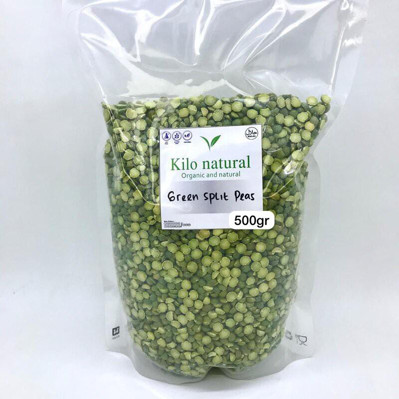 

GREEN SPLIT PEAS 500gr / LENTIL HIJAU 500gr / KACANG POLONG BELAH 500gr