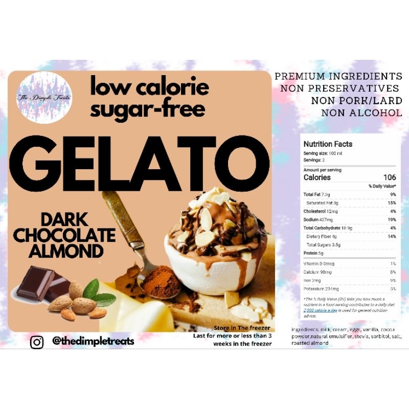 

Sugar free gelato diet ice cream diabetes rendah kalori bebas gula the Dimple Treats