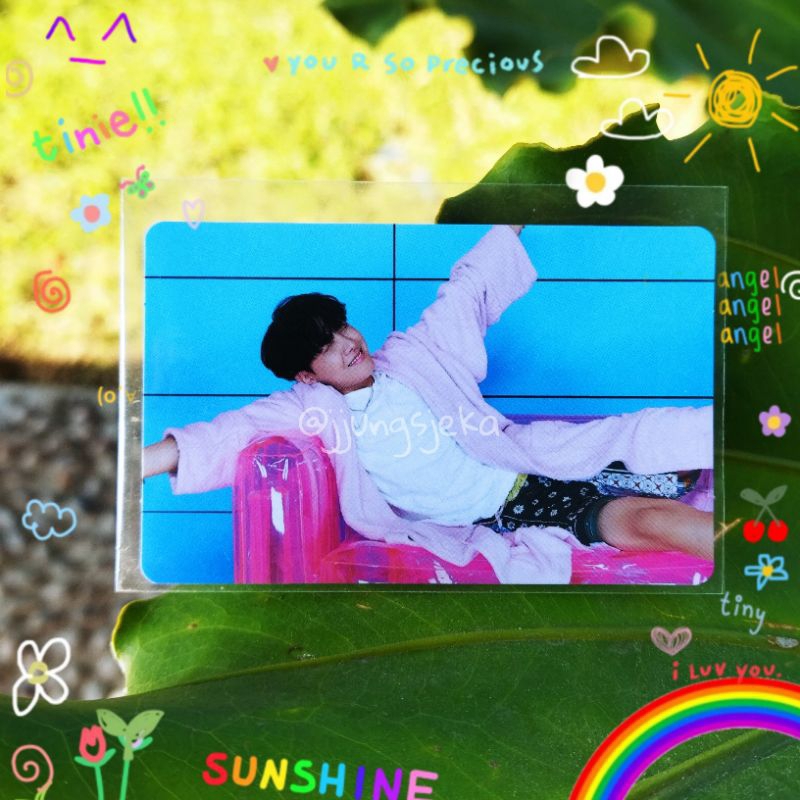 PHOTOCARD JHOPE OFFICIAL BE ESSENTIAL. PC  ALBUM