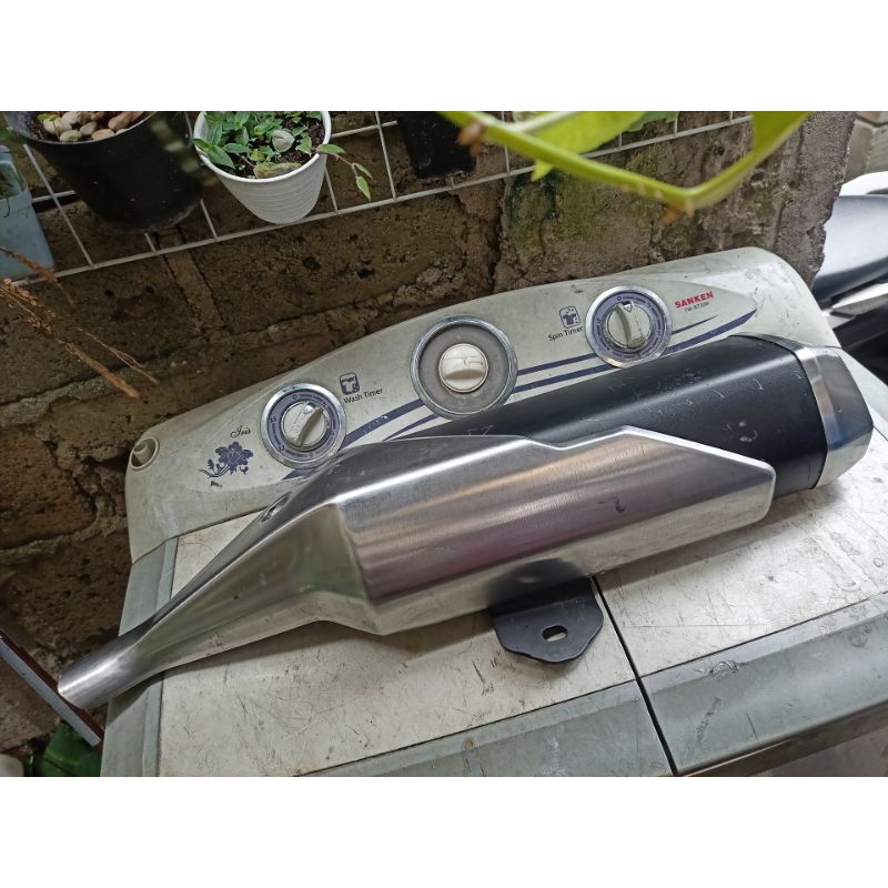 Slencer ninja 250 fi ninja 250fi injeksi silencer knalpot original ori copotan standar kelengkapan s