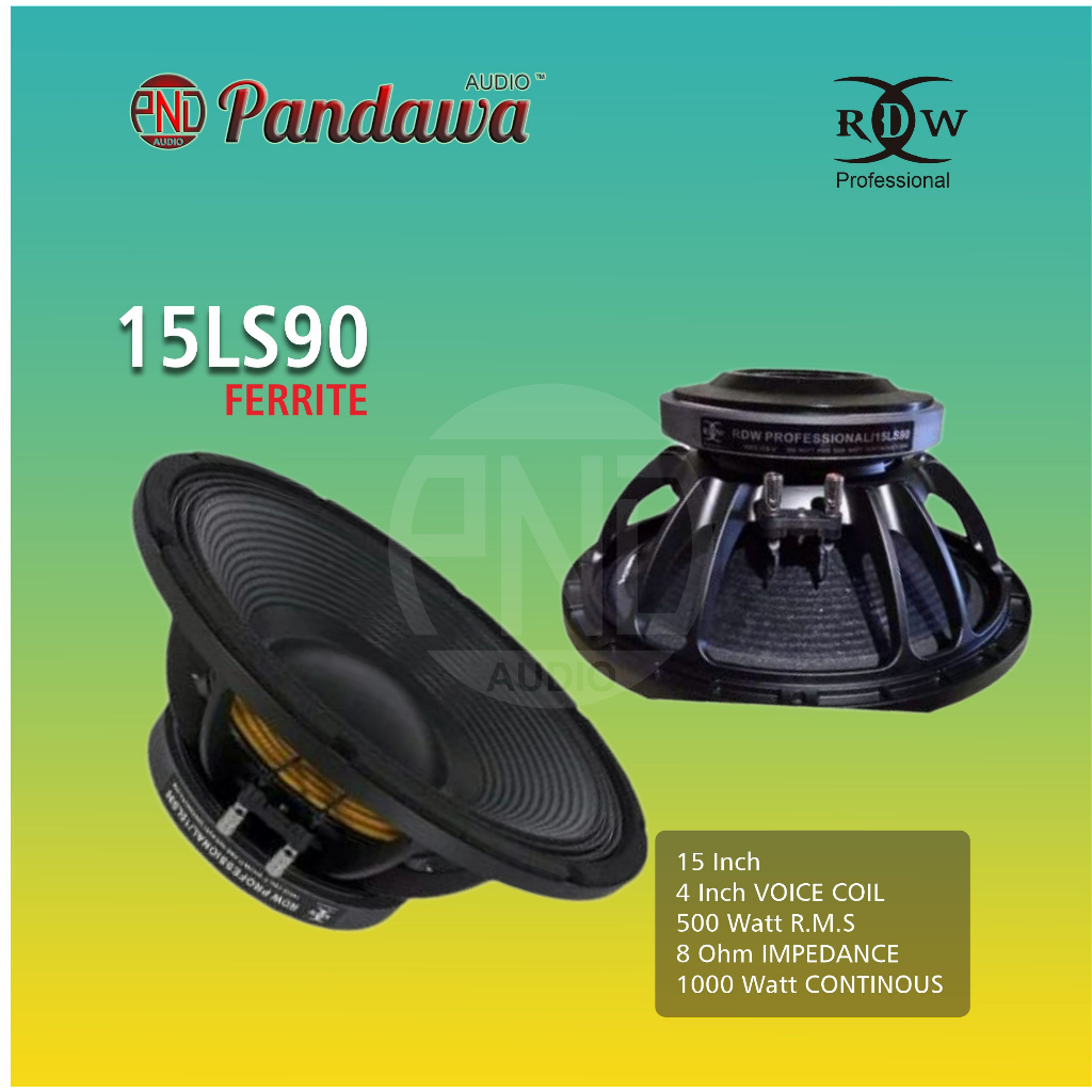Speaker RDW 15LS90 / 15 Inch RDW Speaker / LS90
