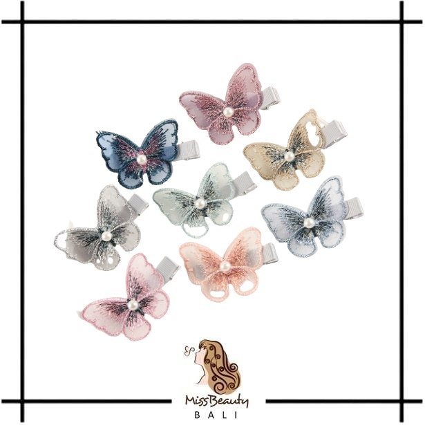 Jepit Kupu Kupu / Jepit Rambut Korea Kupu Kupu / Jepit Rambut Cantik Fashion Korea Jepitan KupuKupu 