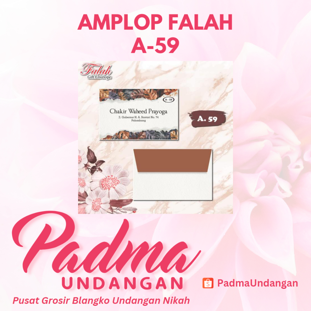 

Amplop Falah A-59 | Padma Undangan .