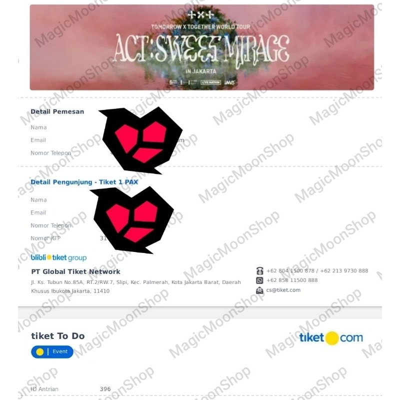 (WAJIB BACA KET) TXT ASM TIKET KONSER JAKARTA