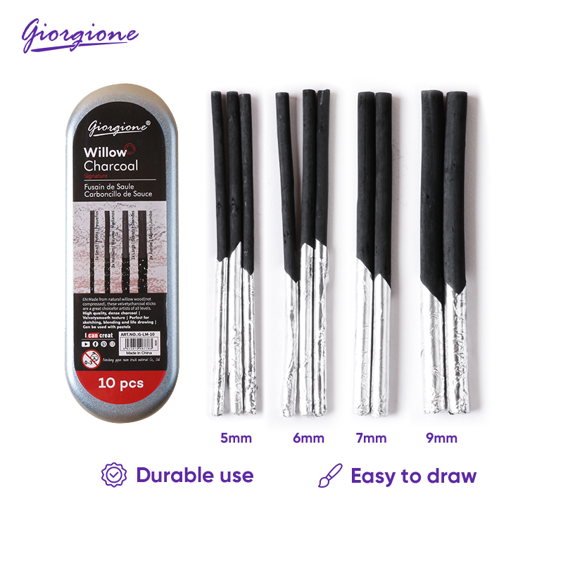 

Giorgione Batang Karbon Willow Sketsa Batang Karbon Willow Charcoal Set G-LM