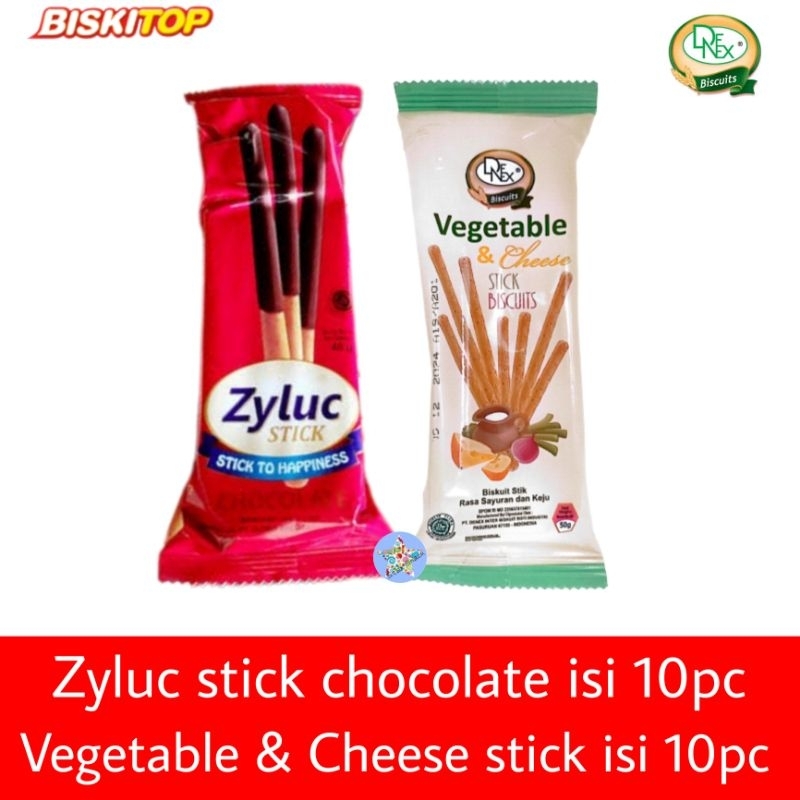 

Zyluc Stick Coklat De Nex Vegetable isi 10pc