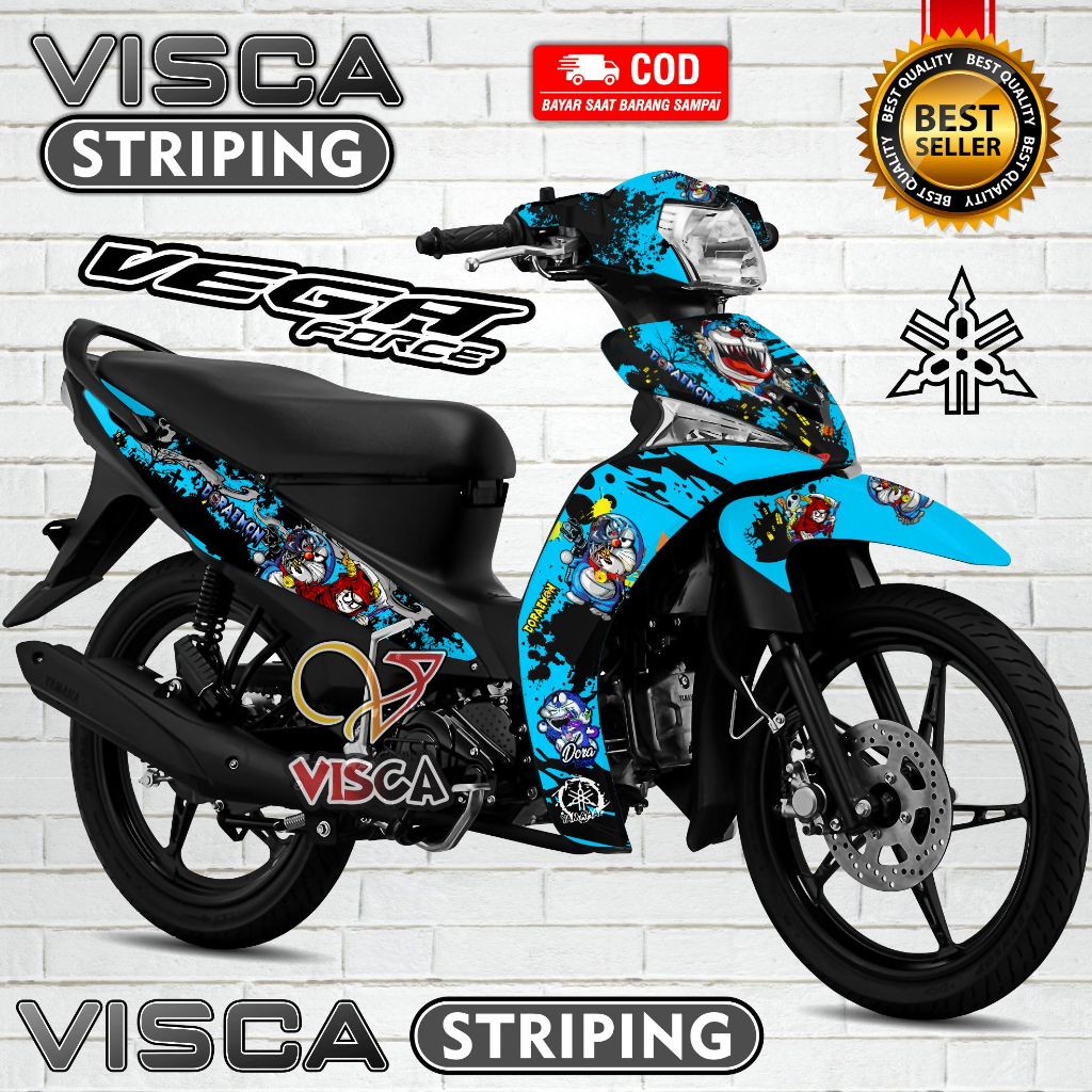 Decal Vega Force - Stiker Vega Force - Dekal Vega Force Full Body - Striping Vega Force Variasi - De