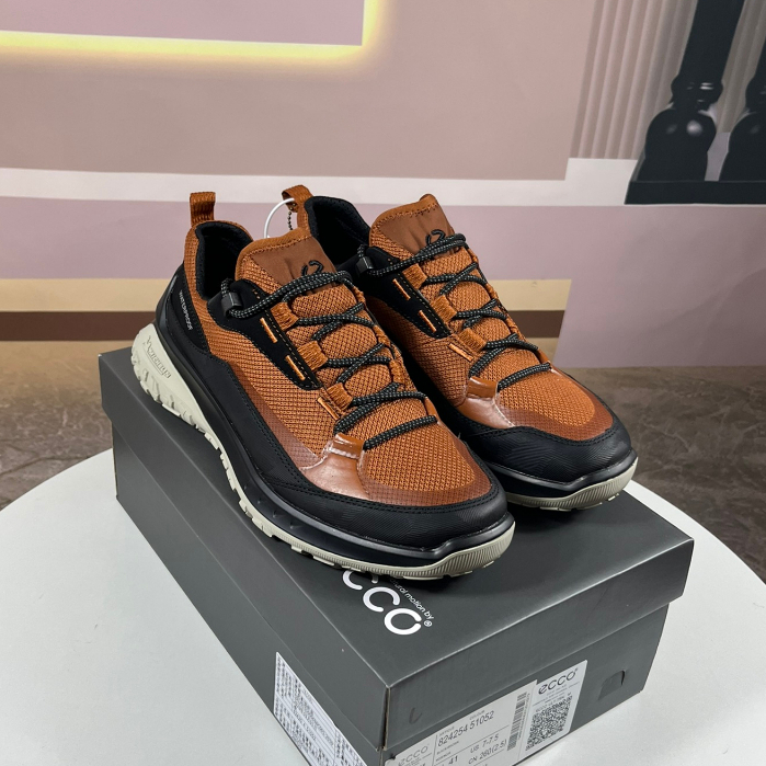 ECCO love step sports shoes men's mesh breathable outdoor shoes shock-absorbing mountaineering hikin