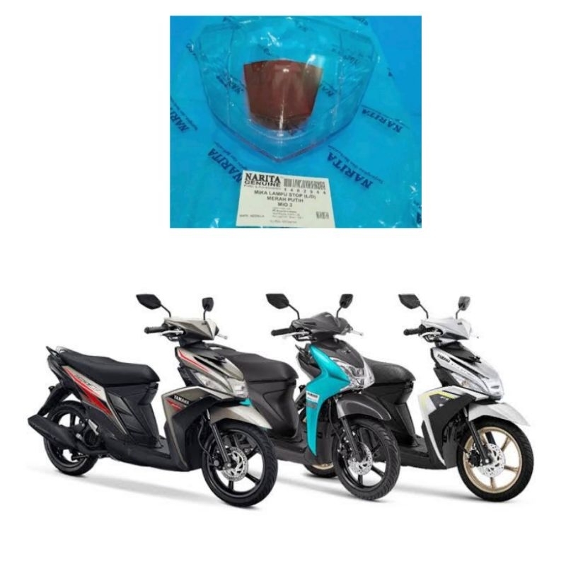 mika kaca mika lampu stop belakang mio m3 mio z merk narita