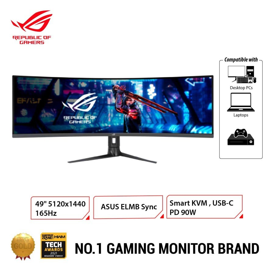 Monitor ASUS LED 49" ROG STRIX XG49WCR Super Ultra-wide QHD 165Hz
