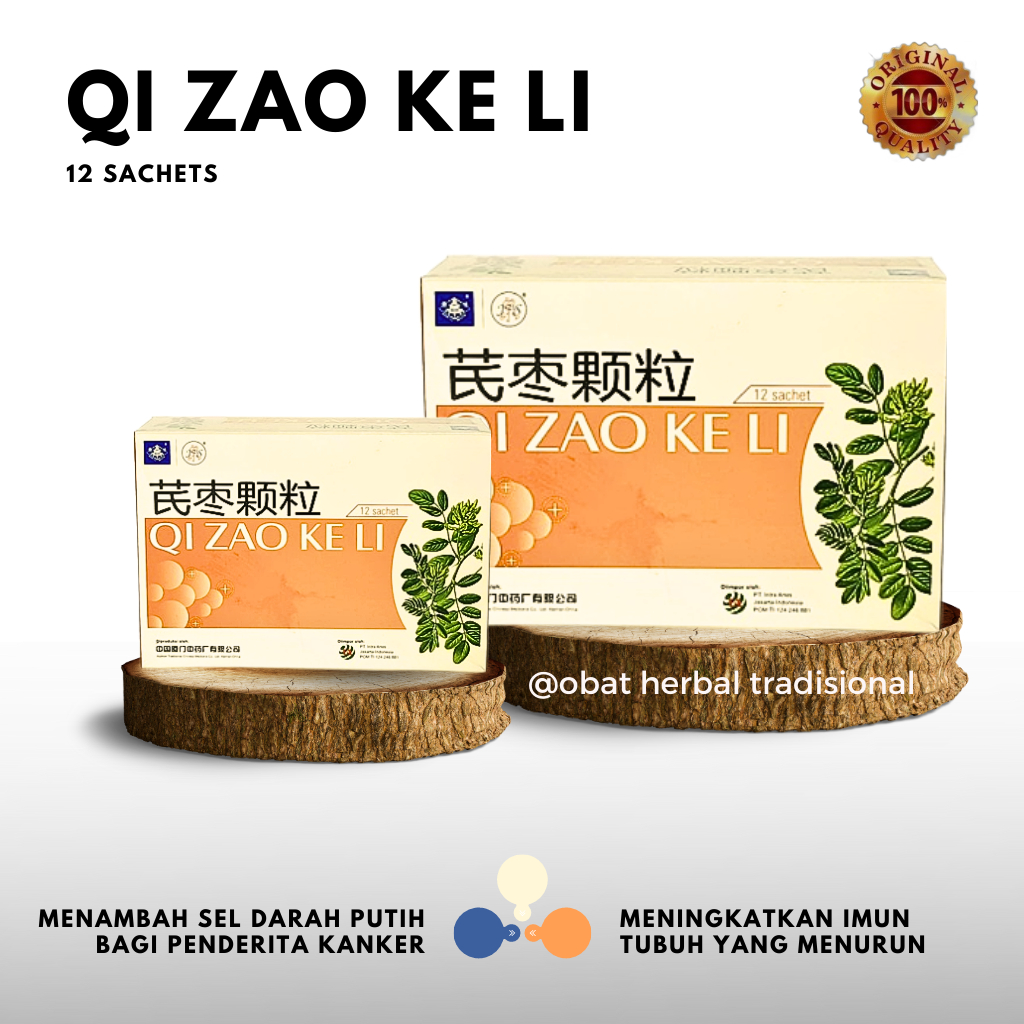 QI ZAO KE LI - obat sel darah putih - penambah stamina - sehat ginjal