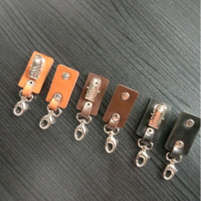 

PIN NAME TAG JEPITAN ID CARD HOLDER KULIT PREMIUM