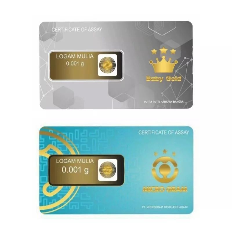 Twentyseven. Baby Gold Emas Murni Logam Mulia Mini 24Karat Asli