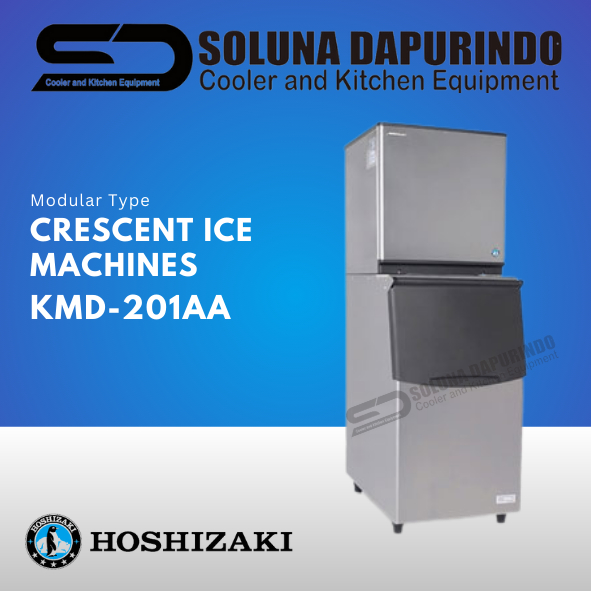 Hoshizaki KMD-201AB Mesin Pembuat Es Batu Bulan Sabit Modular 190kg/hari