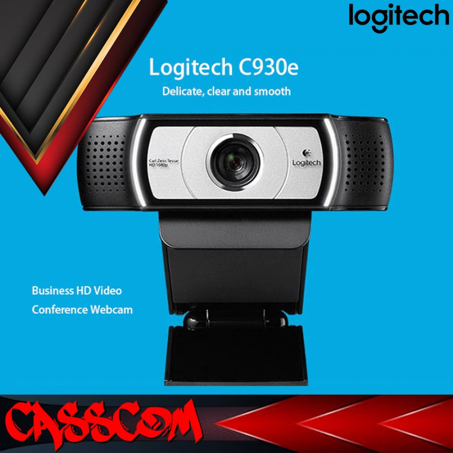 Logitech C930C Webcam Hitam 1080p HD dengan Autofokus dan RightLight 2