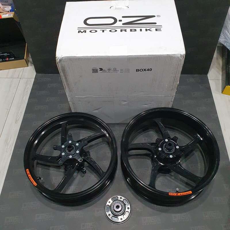 Velg Velek OZ Racing OzGass Kawasaki ZX25R Forged Rims Double Disc Ori Italy