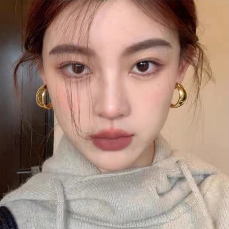 wajib punya serena - big earrings anting tusuk tindik emas perak gold silver giwang besar model