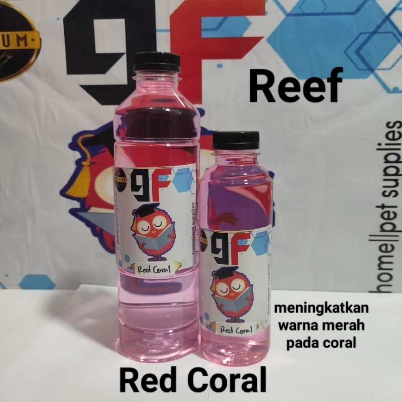red coral meningkatkan warna merah coral lps sps aquarium laut 500ml