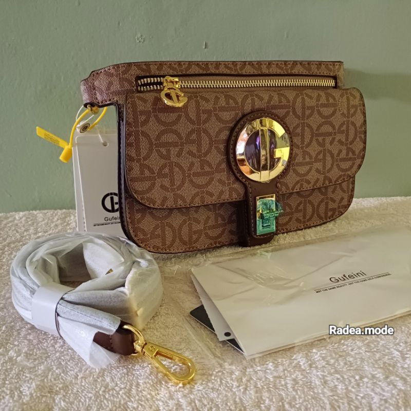 Gufe WaistBag Tas Fashion Import Premium Limited Tas Senam Tas Aerobic Tas Jogging Wanita Tas Pingga