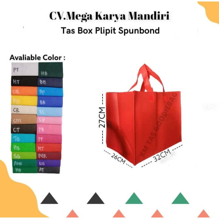 

Goodiebag Box Plipit 32x26x27 isi 12pcs