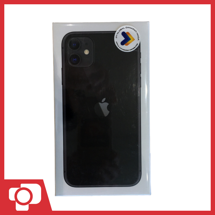 i Phone IP 11 64GB Black Smartphone Garansi Resmi Indonesia GDN