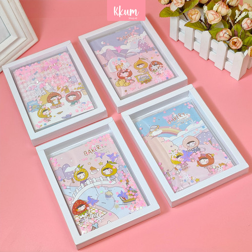 

AS Notebook A6 Buku Catatan Diary Jurnal 62 Lembar Glitter