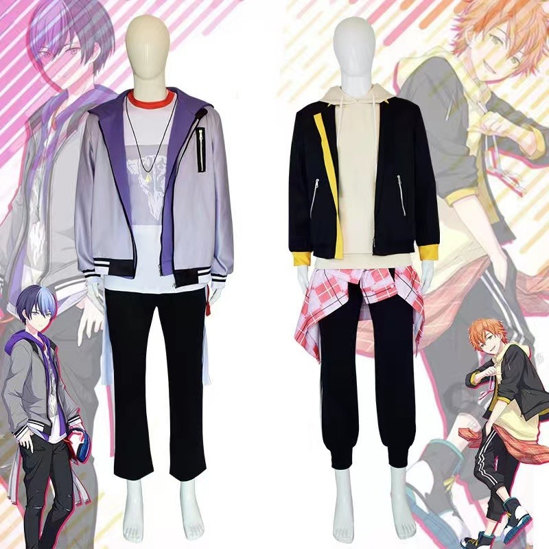 Jaket Project Sekai Colorful StageFeat Shinonome Akito cosplay Costume Aoyagi Toya