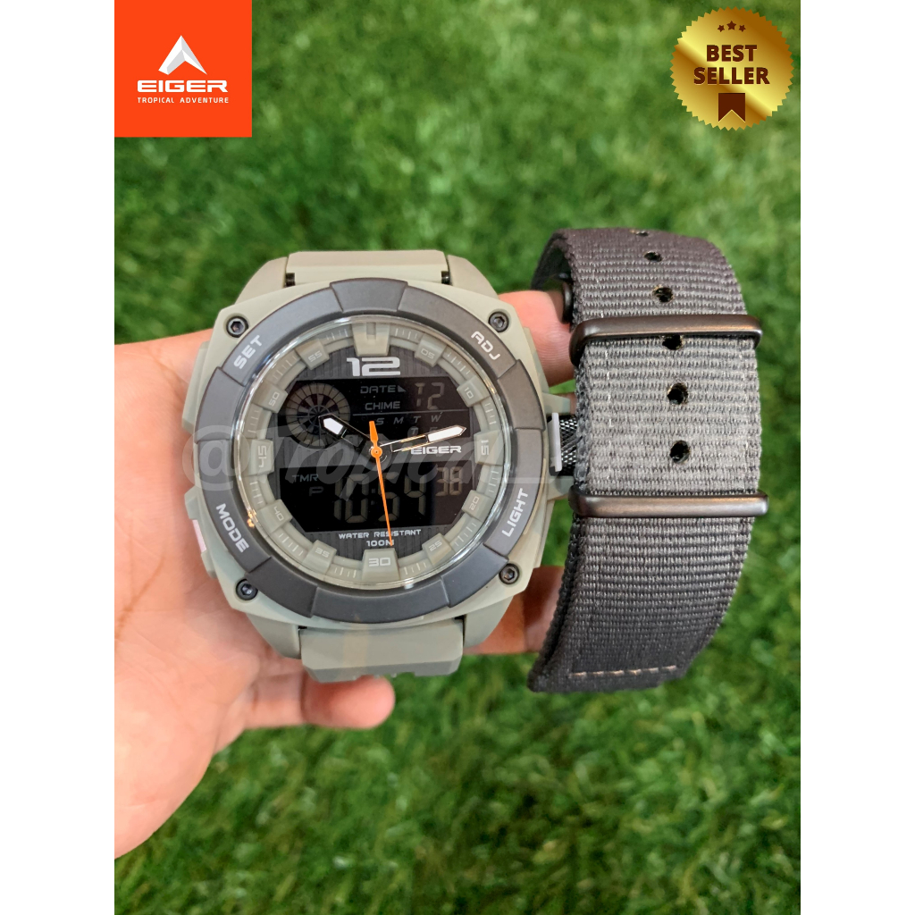EIGER1989 JAM TANGAN  ANTERO WATCH ANALOG DIGITAL ART 5444