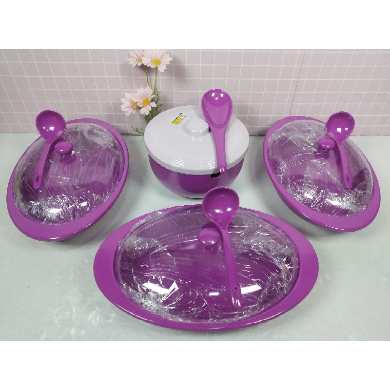 Prasmanan set melamin oval golden dragon/Buffet set melamin oval