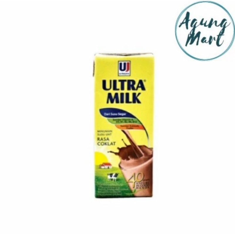 

Ultra Susu UHT Steril Slim Coklat 200ml