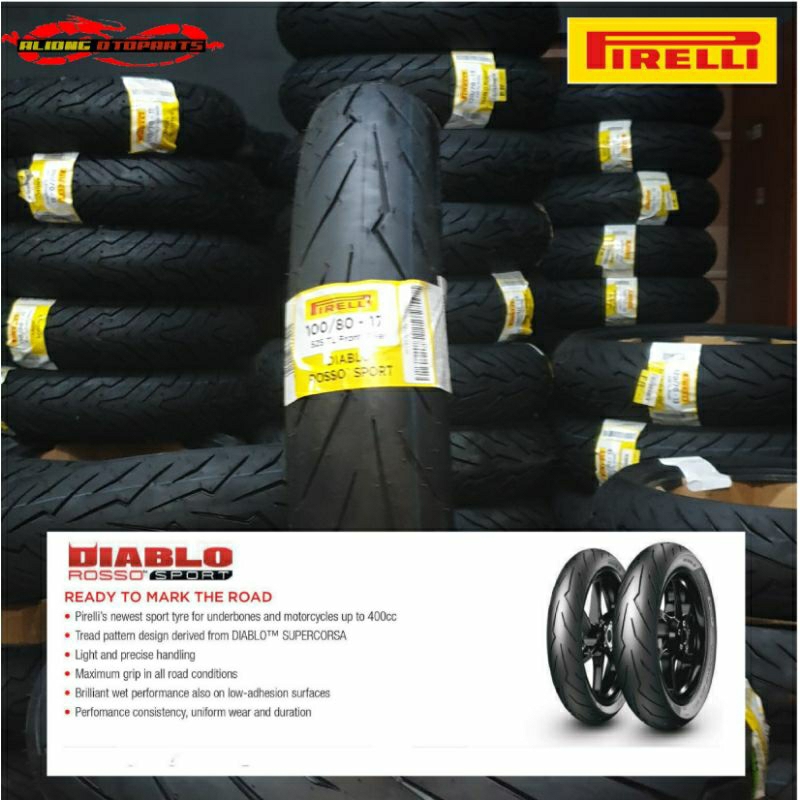 Pirelli Diablo Rosso Sport 100/80-17