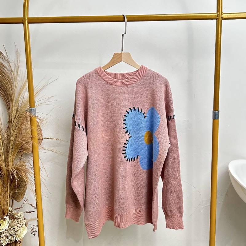 SWEATER_RAJUT_KOREA/SWEATER_WANITA_KEKINIAN/SWEATER_RAJUT