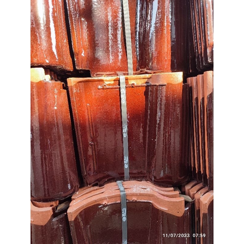 Genteng Keramik KIA Coco Brown KW 2