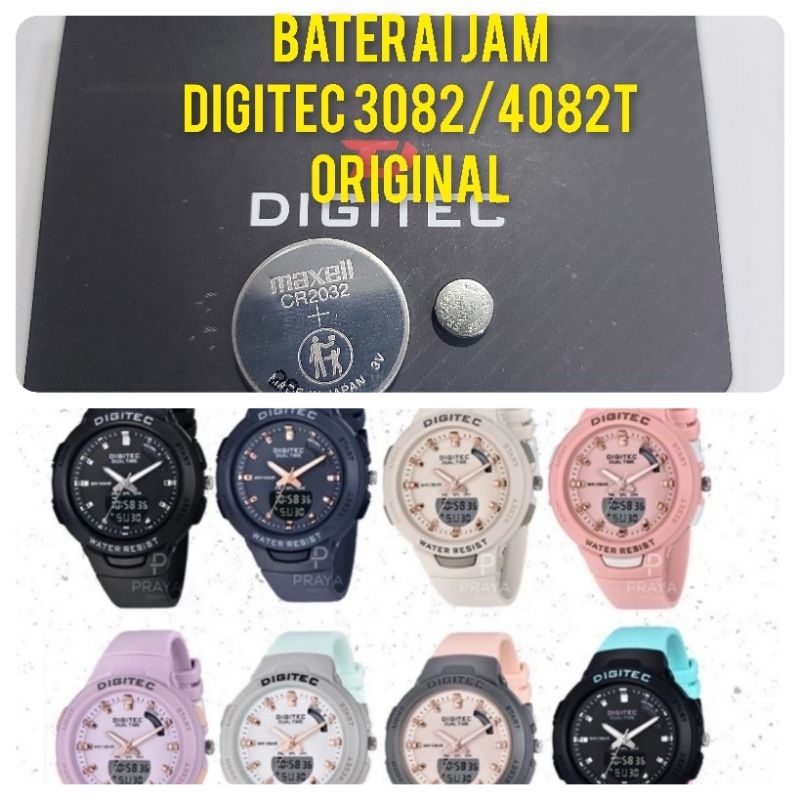 Baterai/ Batu jam tangan Digitec Dg 3082/ Bda 4082T Original