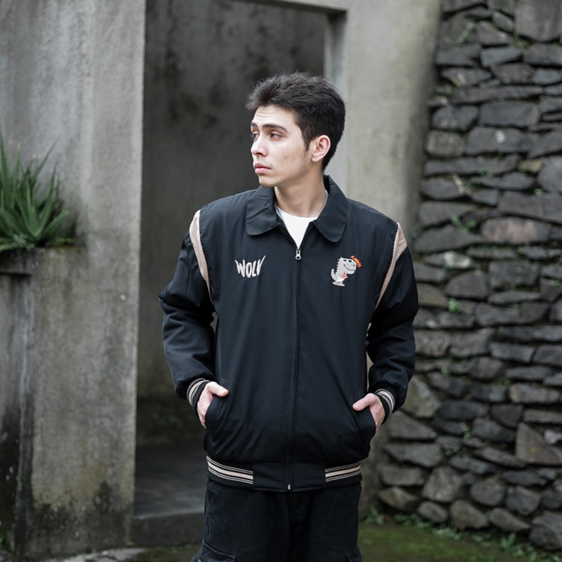 Jaket Baseball Jaket Wolv Dino Jaket Bomber Jaket Wolv Rush