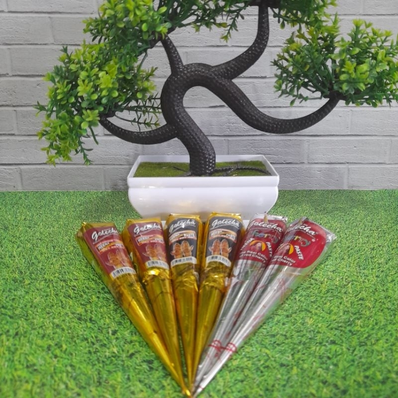 Henna Pacar Kuku Halal Pacar Henna Golecha Cherry Henna Maroon Hena Kuku Halal Dan Sah Untuk Sholat 