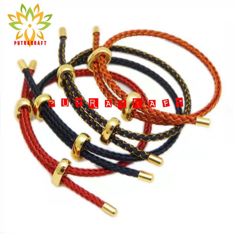 Gelang Tali Kawat Waterproof Anti Air Serut Bisa Request size (bayi, anak & dewasa) Untuk Charm Lion