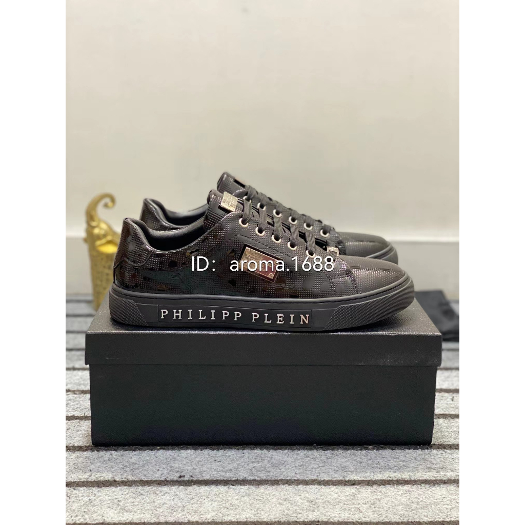 sepatu pria philipp plein sneaker cowok pp mirror p1shoes new men shoes