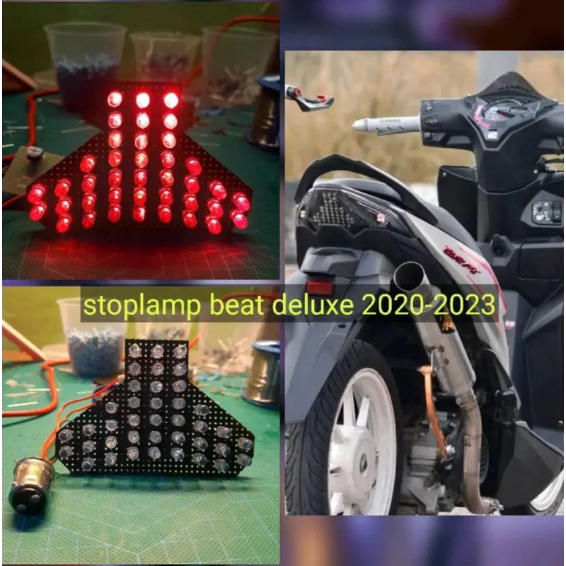 Stoplamp running 10 mode honda beat new esp beat deluxe stoplamp custom led running 10 mode non sett