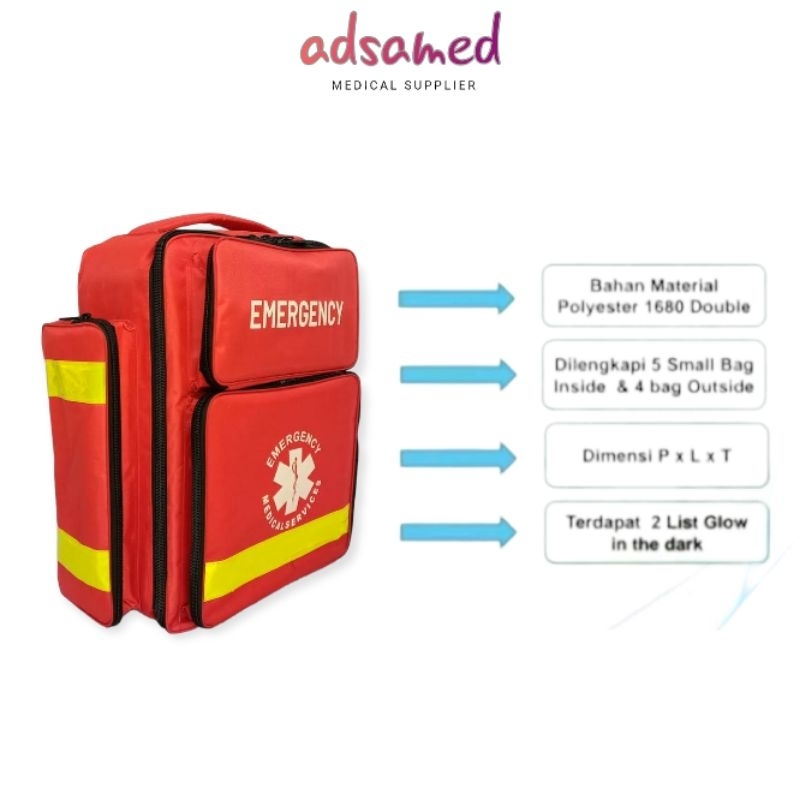 Tas P3K Emergency Kit / Ransel p3k kit